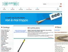 Tablet Screenshot of labo-system.it